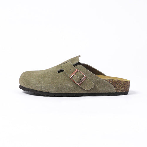 Boston Soft Footbed Suede Slides Comfort unisex  Slippers