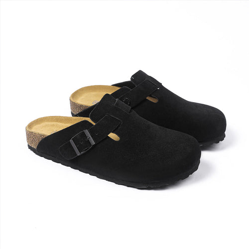 Boston Soft Footbed Suede Slides Comfort unisex  Slippers