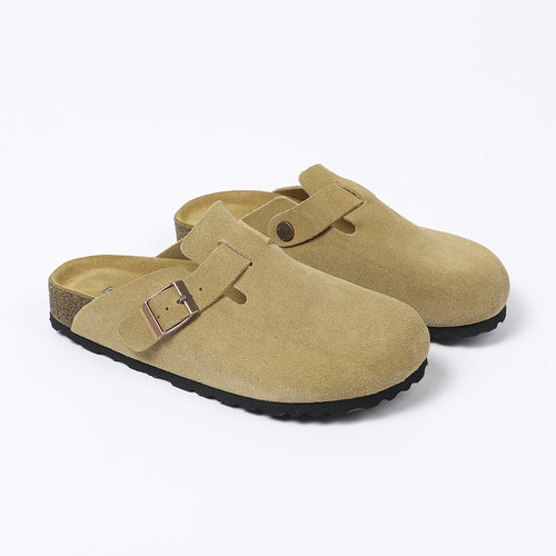 Boston Soft Footbed Suede Slides Comfort unisex  Slippers