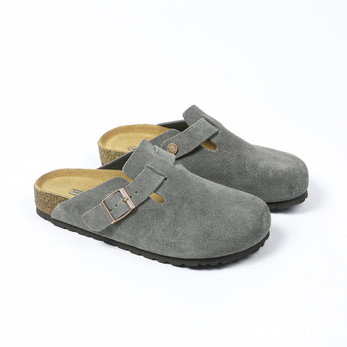 Boston Soft Footbed Suede Slides Comfort unisex  Slippers