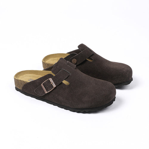 Boston Soft Footbed Suede Slides Comfort unisex  Slippers