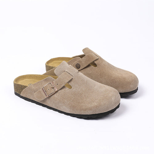Boston Soft Footbed Suede Slides Comfort unisex  Slippers