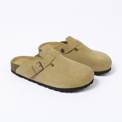 Boston Soft Footbed Suede Slides Comfort unisex  Slippers