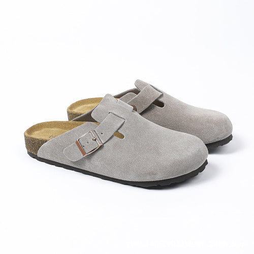 Boston Soft Footbed Suede Slides Comfort unisex  Slippers
