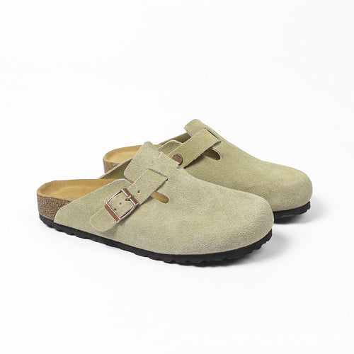 Boston Soft Footbed Suede Slides Comfort unisex  Slippers