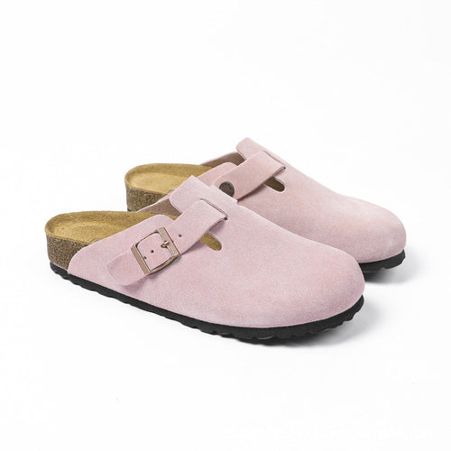 Boston Soft Footbed Suede Slides Comfort unisex  Slippers